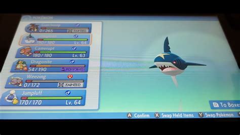 sharpedo moveset.